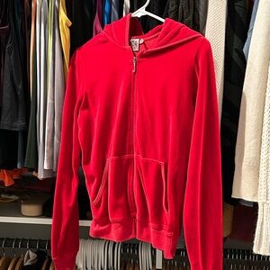 Juicy Couture red hoodie